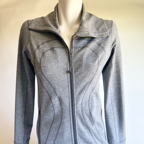 Lululemon Define Grey Full Zip Sport Jacket size 6 - Picture 1 of 13